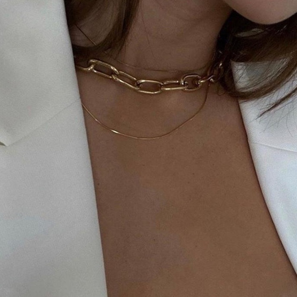 Think Snake Chain Necklace - Picture 4 of 5